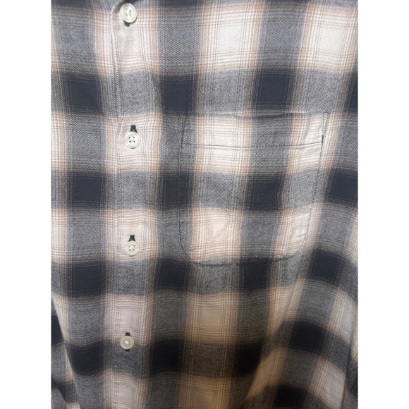 Abercrombie Fitch Mens Soft Flannel Plaid Button Down Shirt Size M - Picture 5 of 8